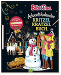 Bibi & Tina Adventskalender Kritzel-Kratzel Buch: Kratzmotive mit tollen Farbeffekten für Kinder ab 5 Jahren. Mit Bambus-Stick