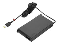 Lenovo ThinkPad 170W Slim AC Adapter (Slim-tip) - Adaptateur secteur - CA 90-265 V - 170 Watt - noir - pour ThinkPad P1 Gen 4; P15v Gen 2; P17 Gen 2; T15g Gen 2; T15p Gen 2; X1 Extreme Gen 4