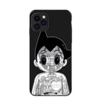 HYGLPXD IPhone 11 Case, Robot Astro Boy Pattern, Soft Silicone Gel Rubber Bumper Case Anti-Scratch Shell Shockproof Full-Body Protective Case Cover for Apple iPhone 11/Pro/Max,A,iPhone 11
