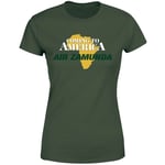 Coming to America Air Zamunda Women's T-Shirt - Forest Green - L - Forest Green