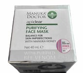 Manuka Doctor Api Clear Purifying Face Mask - 40 ML - Sealed- (925)