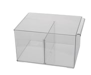 Clas Ohlson Kylskåpsförvaring med avdelare, transparent