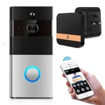 WIFI Door Bell with Camera 2 Phone Video Connection System Home Monitor Wireless