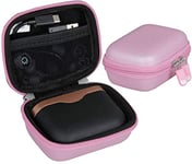 Hermitshell Hard Travel Case for Sony WF-1000XM3 Truly Wireless Noise Cancelling Headphones (Pink)