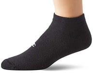 Champion Men's Double Dry 6-Pair Pack Cotton-Rich Low Cut Socks, Black, One Size