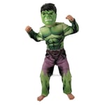Hulken 110-116cl (5-6 År) Dräkt & Mask Superhjälte Hulk