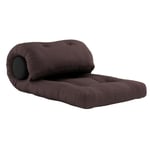Fauteuil futon convertible WRAP couleur marron