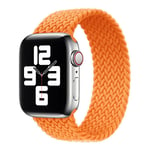 Convient pour iwatch8 apple watch bracelet nylon tressé applewatch765 bracelet élastique 42/44/45/49mm [taille XS 135mm] a love horse orange