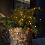 Konstsmide Christmas Ulos – valoketju LED 80-os. lämmin valk. paristo