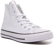 Converse All Star Womens 570287C High Contrast Togue In White Size UK 3 - 8