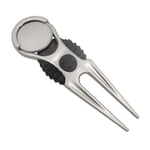 Skön greenlagare / Pitch fork i metall Silver