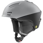 uvex Ultra MIPS - Ski Helmet for Men and Women - MIPS System - Individual Fit - Rhino - Black Matt - 59-61 cm