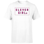 Jurassic Park Clever Girl Men's T-Shirt - White - 3XL