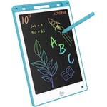 ACROPAQ Tablette d'écriture et Dessin - Tablette LCD Bleu, 10 Pouces - Tablesse Graphique Enfant électronique Portable avec écran Couleur Enfants Tout âge