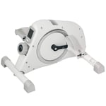 Pedaltränare mini motionscykel för seniorer med 8 justerbara magnetiska motstånd & LCD-display arm och ben tränare fitnesscykel