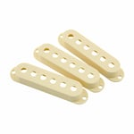 Fender Road Worn Stratocaster Single Coil Pickup Covers Set of 3 (Aged White)