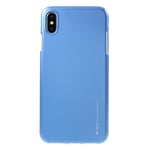 Mercury Goospery Jelly Case (iPhone Xs Max) - Blå
