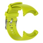 Suunto Core Alu Black Unikt klockband i silikon - Lime grön