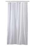Lines Shower Curtain W/Eyelets 200 Cm Home Textiles Bathroom Textiles Shower Curtains White Compliments
