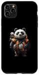 Coque pour iPhone 11 Pro Max Panda Daddy Adventurer Cool Panda Baby Fun
