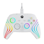 Manette filaire Pdp Afterglow Wave pour Xbox Series X/S/Xbox One/PC Blanc