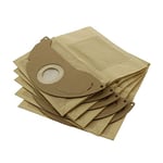 FIND A SPARE 5 Pack Brown Paper Filter Bags For Kärcher 69043220, Wet and Dry A2000 A2099 WD2.000 WD2.499 Series Vacuum Cleaner