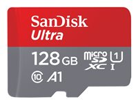 SanDisk Ultra - Flash-minneskort - 128 GB - A1 / UHS Class 1 /
