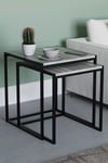 Vida Designs Brooklyn Nest of 2 Tables Storage Living Room