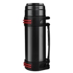 2L Stainless Steel Flask Black Travel Pot Portable Vacuum Bottle
