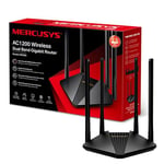 Mercusys AC1200 Wireless Dual Band Gigabit Router, Wi-Fi Speed up to 867Mbps/5GHz+300Mbps/2.4GHz, IPTV and IPv6 Supported, for Gaming Xbox/PS4/Steam and HD, Easy Setup, MR30G