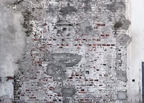 Rasch 445404 Papier peint photo non tissé avec mur de pierre rustique et aspect béton gris et marron 3 m x 4,18 m