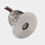 Casolux Spotlight Mille Courtesy Light, infälld, rostfritt stål, LED, 10 - 30 V, 0.2 W, med rött sken