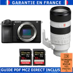 Sony Alpha 6700 ( A6700 ) + FE 70-200mm f/2.8 GM OSS II + 2 SanDisk 32GB Extreme PRO UHS-II SDXC 300 MB/s + Guide PDF MCZ DIRECT '20 TECHNIQUES POUR RÉUSSIR VOS PHOTOS