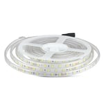 V-Tac 9W/m stänksäker LED strip - 5m, IP65, 24V, 60 LED per. meter - Kulör : Neutral