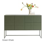 Kilt Light 137 Cabinet 3 Doors - Green Khaki