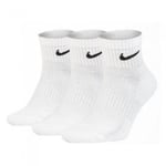 Nike Unisex Adult Cushioned Ankle Socks (Pack of 3)