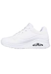 Skechers Womens Uno Stand On Air Sneaker, White 73690, 9 UK