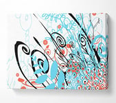 Chaos Garden Canvas Print Wall Art - Extra Large 32 x 48 Inches