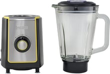 Zanussi Black Yellow Food smoothie juice drinks table top Blender Glass Jug 1.5L