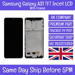 Samsung Galaxy A31 SM-A315 Incell TFT LCD Screen Display Touch Digitizer +Frame