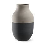 Kähler Omaggio Circulare Vase H31 cm Antrasittgrå