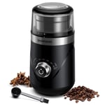SHARDOR Coffee Grinder Electric with Adjustable Precision Setting, Removable Stainless Steel Cup, 25000rpm Powerful Grinder for Dried Spice, Pepper, Grain, Coffee Bean, Nuts