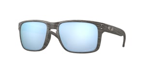 Oakley Holbrook Prizm Black Polarized, Woodgrain Innfatning