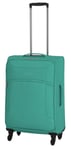 Featherstone 4 Wheel Soft Medium Suitcase - Turquoise