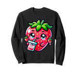 Funny Kawaii Anime Strawberry Summer Berry Fresh Women Men Sweatshirt