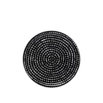 Marimekko - Räsymatto Tray 31 cm White, Black - Brickor och underlägg - Trä