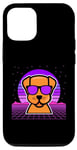 iPhone 13 Pro Aesthetic Vaporwave Outfits with Dog Vaporwave Case