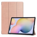 Tri-fold etui med stativfunksjon for Galaxy Tab S7 Plus 12,4"", Mørkrosa