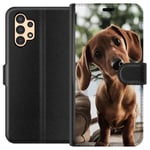 Samsung Galaxy A13 Musta Lompakkokotelo Ung Hund