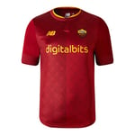 AS Roma 2022/23 Season Short Sleeve Jersey - Home, Men, Home, L